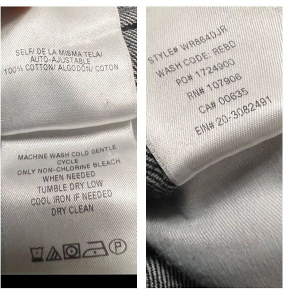 Hudson Jeans Lulu Double Denim Skirt Raw Hem Cotton Coastal Cowgirl Size 27 - Picture 11 of 15